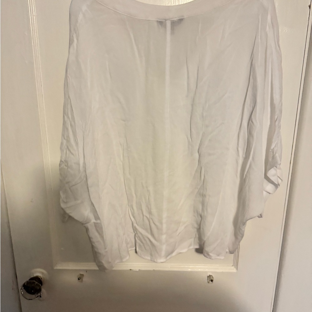 Express Sheer White Blouse